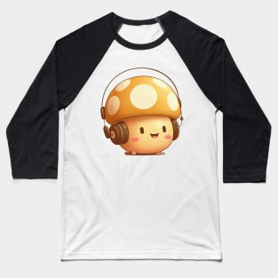 Mushroom hop kawaii gamer video gamer Baseball T-Shirt